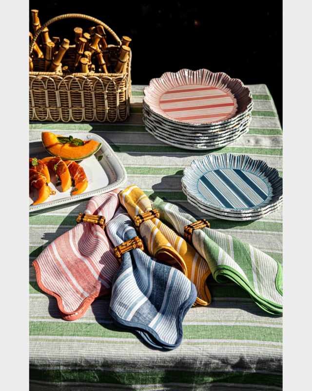 Cabana Stripe Assorted Napkins, Set of 4